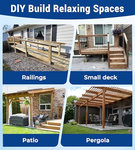 Image of 1PC 4x4 Post Base for Concrete, Brackets for Deck Fence Pergola