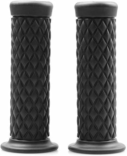2 empuñaduras de mano para motocicleta, agarre universal vintage, barra de goma antideslizante para motocross, scooter Dirt Bike (78 pulgadas,