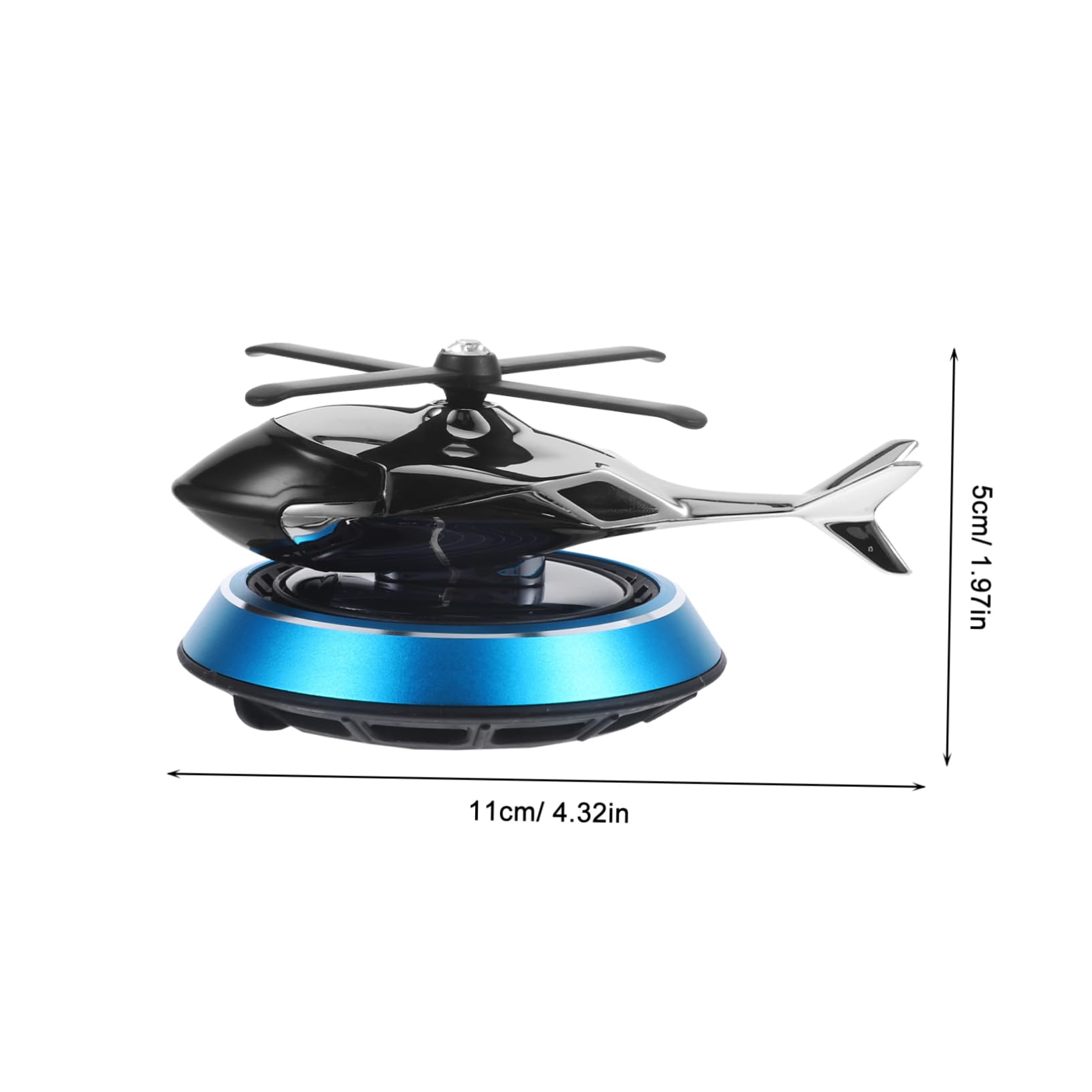 SOLUSTRE 4stücke Dashboard-dekoration Auto Innenraum Luftdiffusor Solarbetriebene Helicopter Aromatherapie Für Erfrischenden Duft Im Fahrzeug Stilvolle Und Verspielte Autoornament Für