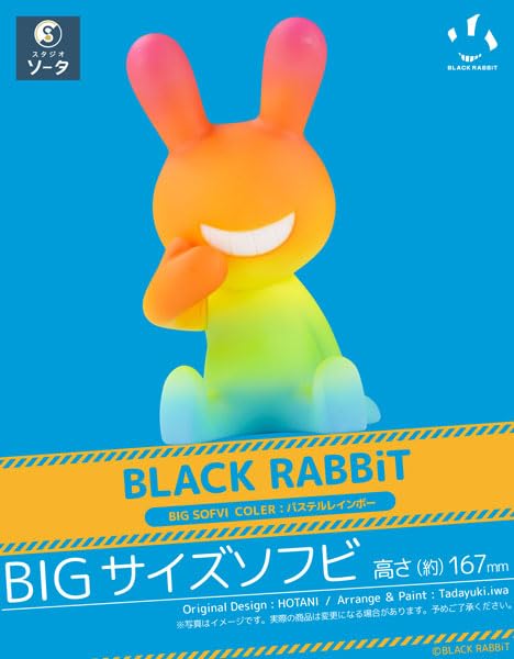 Amazon | BLACK RABBiT BIG SOFVI COLOR：パステルレインボー