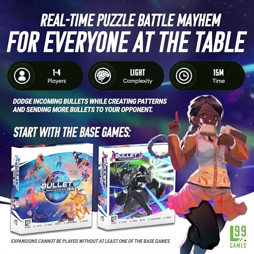 Bullet Heart – Juego de mesa puzzle para 1-4 jugadores miniatura 5