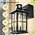 Motion Sensor Porch Lights with GFCI Outlet, Outside Dusk to Dawn Wall Mount, 3 Lighting Modes Exterior Light Fixture Waterproof, Outside Wall Lamp for House Patio Garage.(Black,1 Pack)