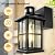 Motion Sensor Porch Lights with GFCI Outlet, Outside Dusk to Dawn Wall Mount, 3 Lighting Modes Exterior Light Fixture Waterproof, Outside Wall Lamp for House Patio Garage.(Black,1 Pack)