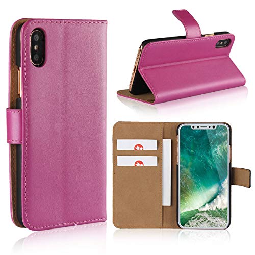 iCoverCase | iPhone X | Wallet Case | Hot Pink