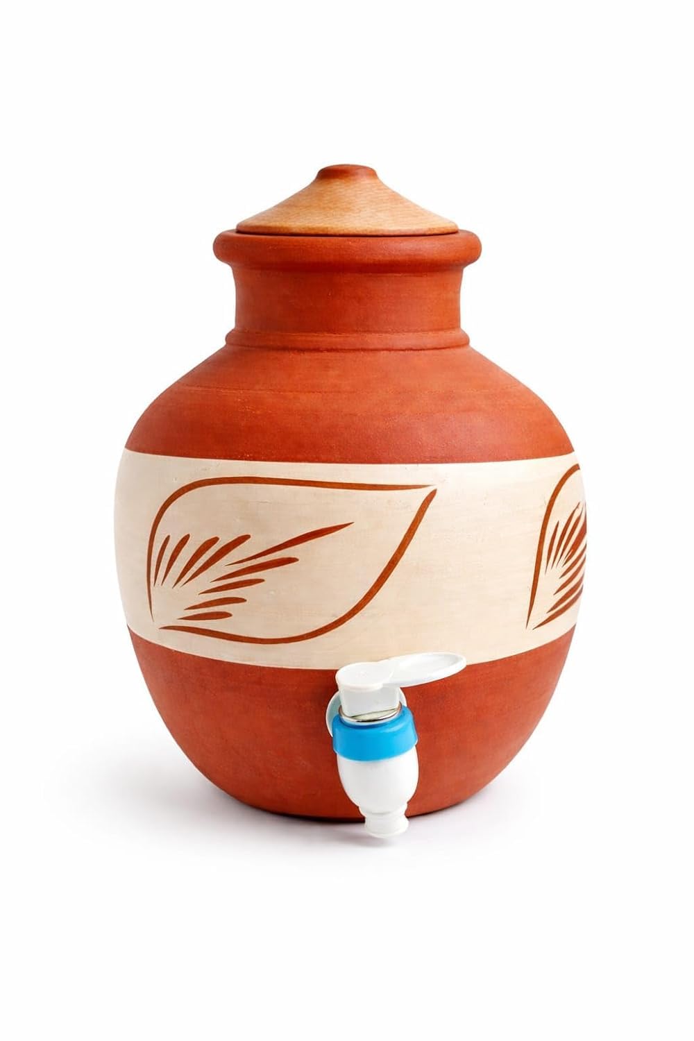 5L Clay Water Dispenser with Tap | Terracotta Matka for Drinking Water | Natural Cooling Earthen Pot | Eco-Friendly Handmade Mitti Matka-image-31