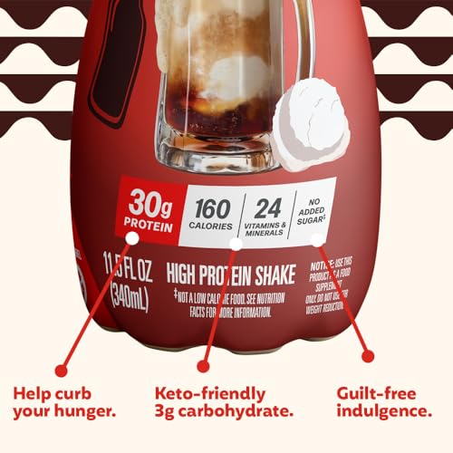 Premier Protein Shake, LIMITED EDITION Root Beer Float, 30g Protein, No Added Sugar, 24 Vitamins & Minerals to Support Immune Health, 11.5 fl oz, 12 Pack - Image 4