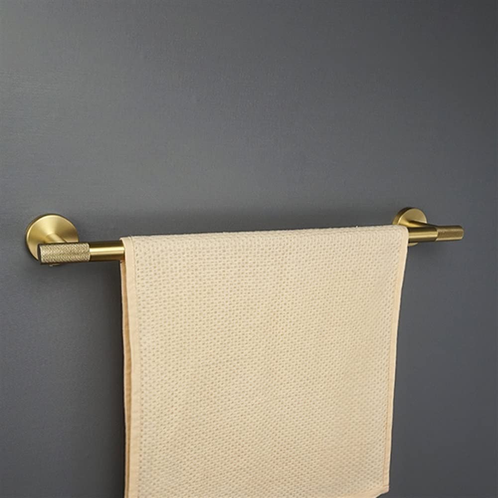 Toalleros, Toallero para Baño, Juego de Accesorios de Baño Cepillado de Lujo, Portarrollos de Papel Higiénico, Anillo de Riel de Barra para Toallero de Mano, Herrajes para Ganchos para Ropa para