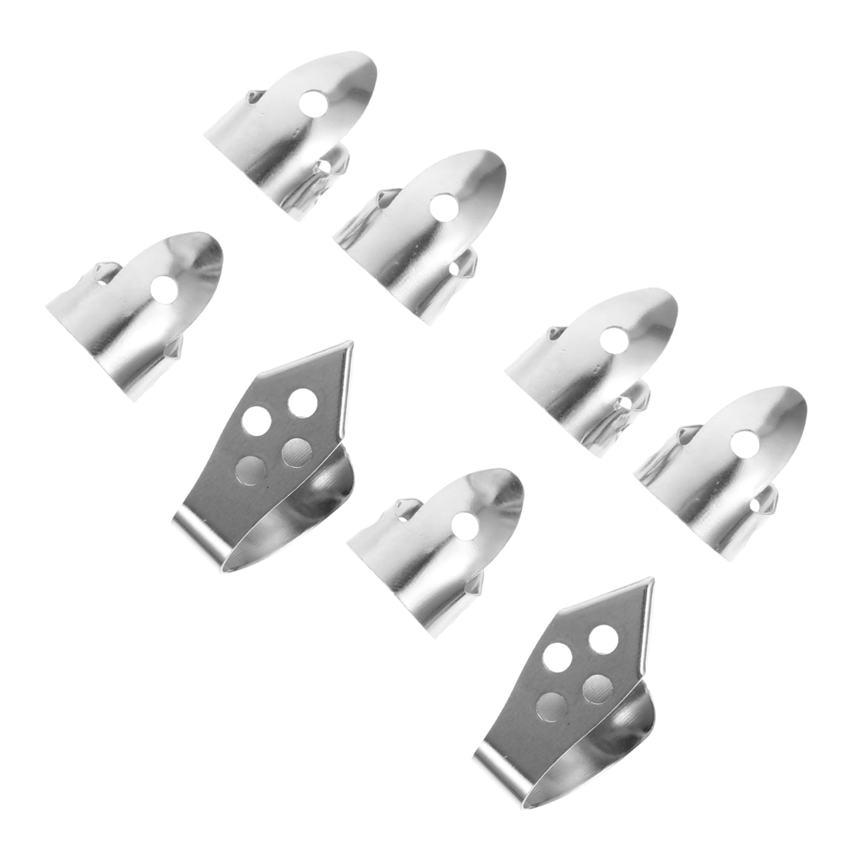 BESTonZON 8 Juegos plumillas de guitarra instrumentos musicales organos musicales púas de guitarra útiles para el pulgar banjo guitarras puas de guitarra electrica púa de guitarra pequeña