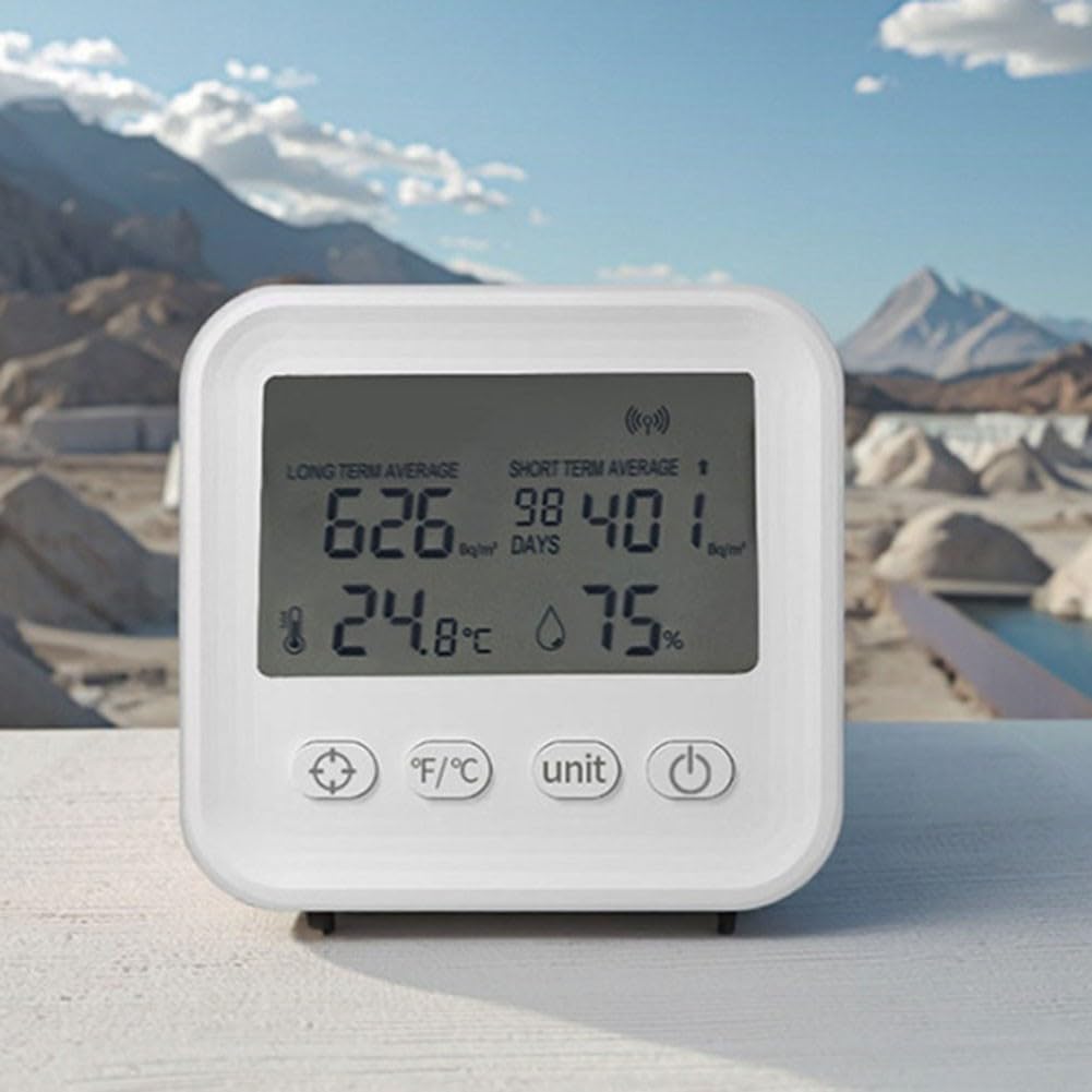 Mini monitor de aire portátil de radón, sensor esencial para control de aire interior