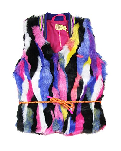 Girl's Faux Fur Vest, Sizes 4-12