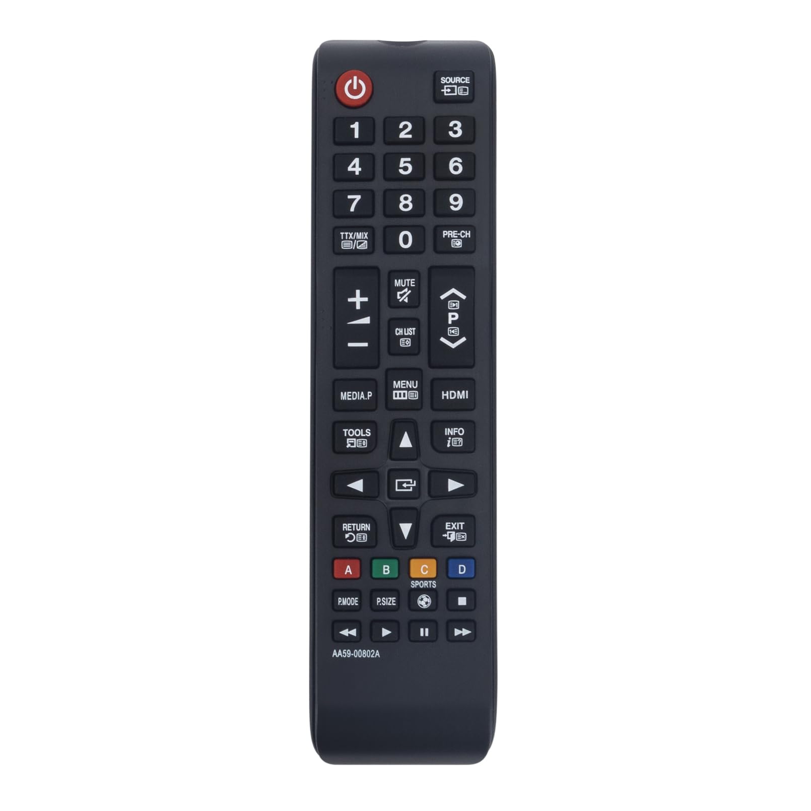Allimity AA59-00802A Replacement Remote Compatible with Samsung LED TV AA5900802A UA32F4000 UA50F5000 UA32F4001 UA32F4100 UA32F4105 UA32F4020 UA32F5000 UA46F5020 UA32F5100-image-5