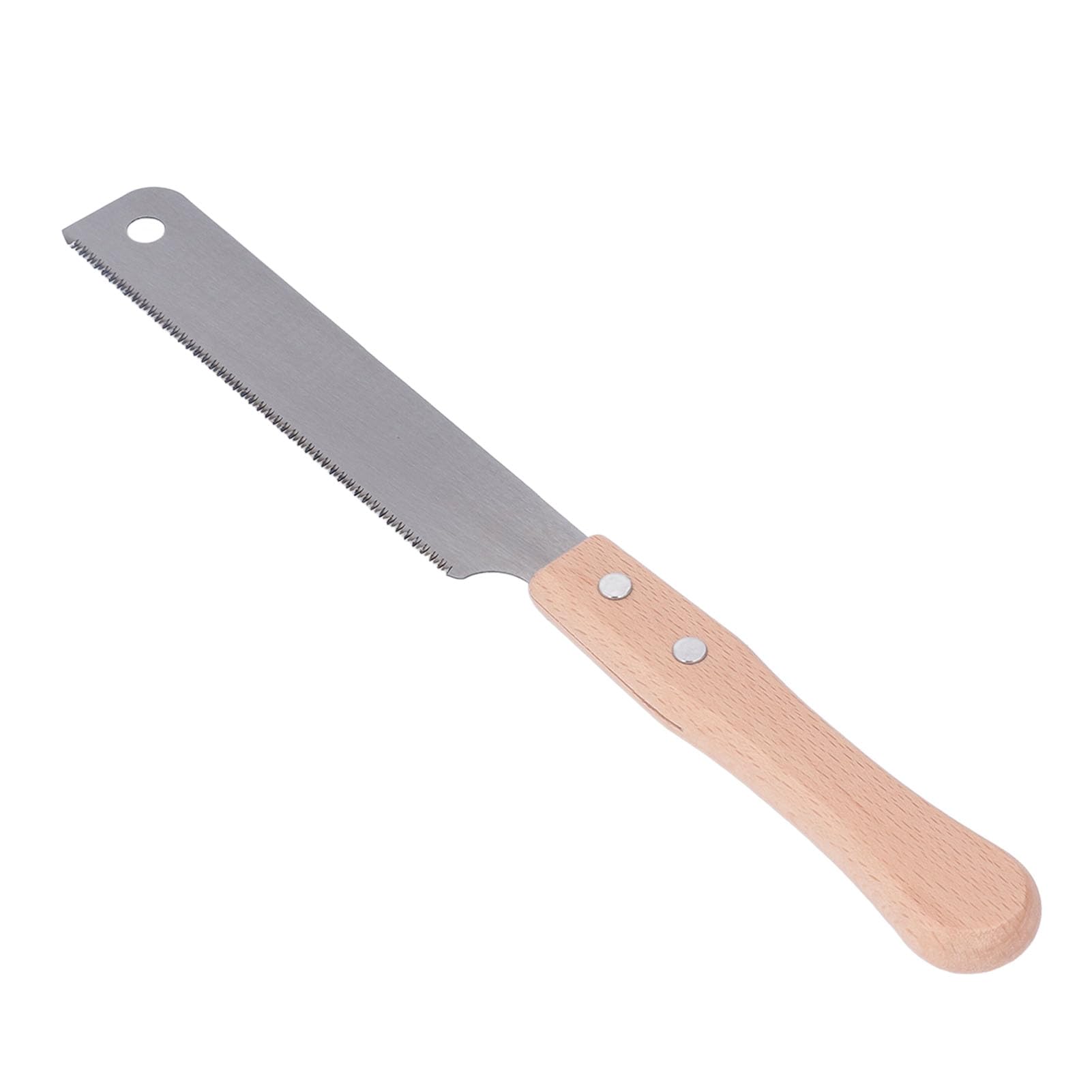 Sierra de una Cara, Sierra Manual de Alta Precisión de Acero SK5 para Carpintería, Diseño de 17 Dientes para un Corte Eficiente en Exteriores