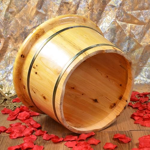 Foot Bath en Bucket with Universal Wheels, Cedar Foot Spa miniatura 4