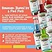 Hawaiian Shaved Ice Syrup Assortment, 6 Popular 16oz Flavors: Cherry, Grape, Blue Raspberry, Tiger's Blood, Lemon-Lime, Pina Colada