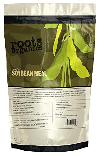 roots organics Non-GMO Soybean Meal, Approved for Organic Crop Production, 7-1-2 NPK, 3lb