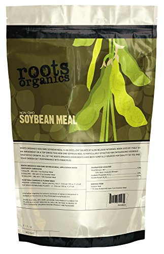 Roots Organics Non-GMO Soybean Meal, Approved for Organic Crop Production, 7-1-2 NPK, 3lb