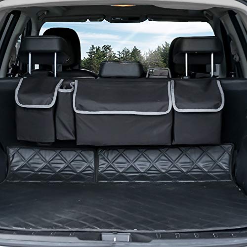 Trunk Organizer Car Storage, Seat Back Storage to Keep Car Trunk Neat, Car