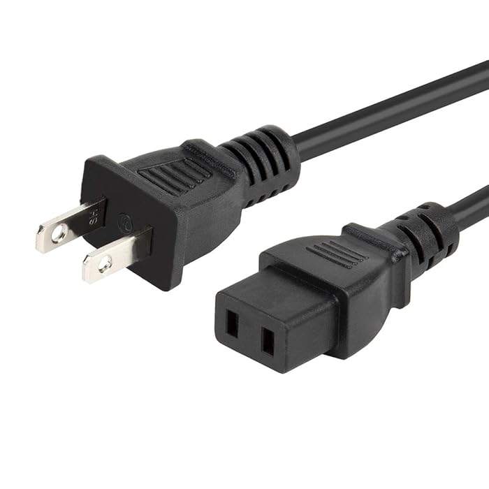 Buy 8FT/2.5Meter Nema 115P to IEC 320 C9 Power Cord, USA 2Prong Male to C9 2Prong Female AC