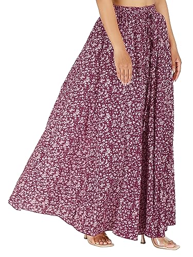 Image of Sttoffa Cotton Printed Women Wear Maxi Long Skirt 40 inch inch Full Length