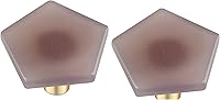 Vista 9 de Rockcloud Cajón de perilla de ágata con tornillos, mango hexagonal de ágata morada para armario, armario, accesorios de herraje, decoración