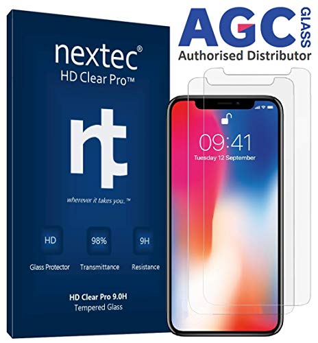 nextec - Protector de Pantalla para iPhone de Apple, Transparente