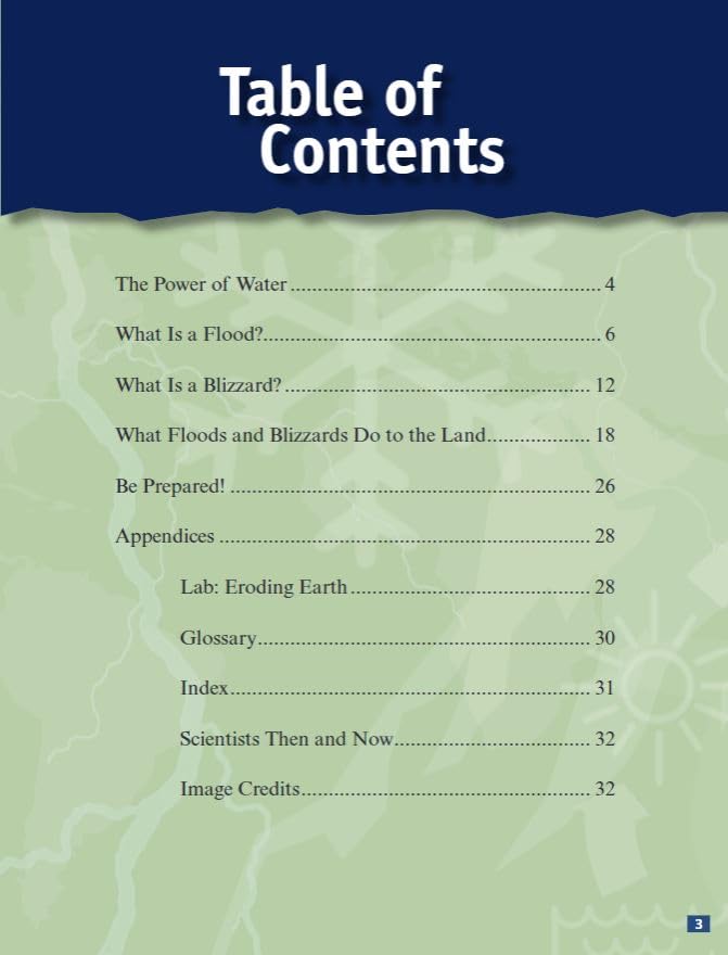 Floods and Blizzards: Geology and Weather (Science Readers) - Image 3