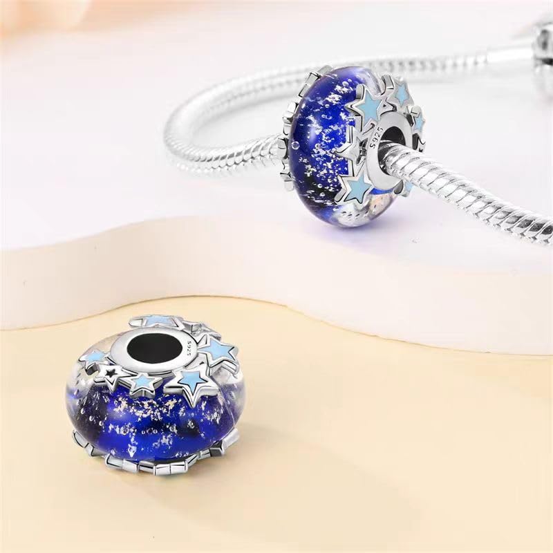 Jewelry Love Mom Luckly Heart Family Bead Dangle Charms for Woman Bracelet Necklace in 925 Sterling Silver with 5A Cubic Zirconia,Mother's Day Birthday Christmas Jewelry Gift for Womens Wife Friend3