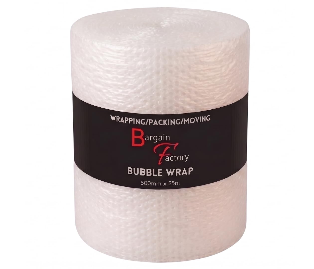 Bargain Factory Extra Large 500mm X25m Roll of Quality Bubble Cushioning Wrap Roll - Strong, Affordable, and Ideal for House Moving, Removals, Packing, Shipping, and Mailing