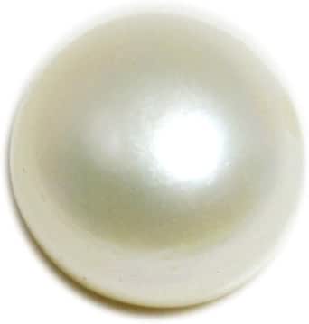 Collana Giada E Perla Bianca 8mm - Girocollo Con Ciondolo Rotondo In Pietra Naturale