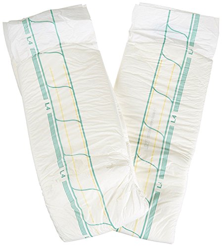 Image of Abena Abri-Form Comfort Plastic-Backed Briefs, Level 4, (Medium To Large Sizes) Large, 36 Count | Incontinence Brief,Unisex,Tab Closure