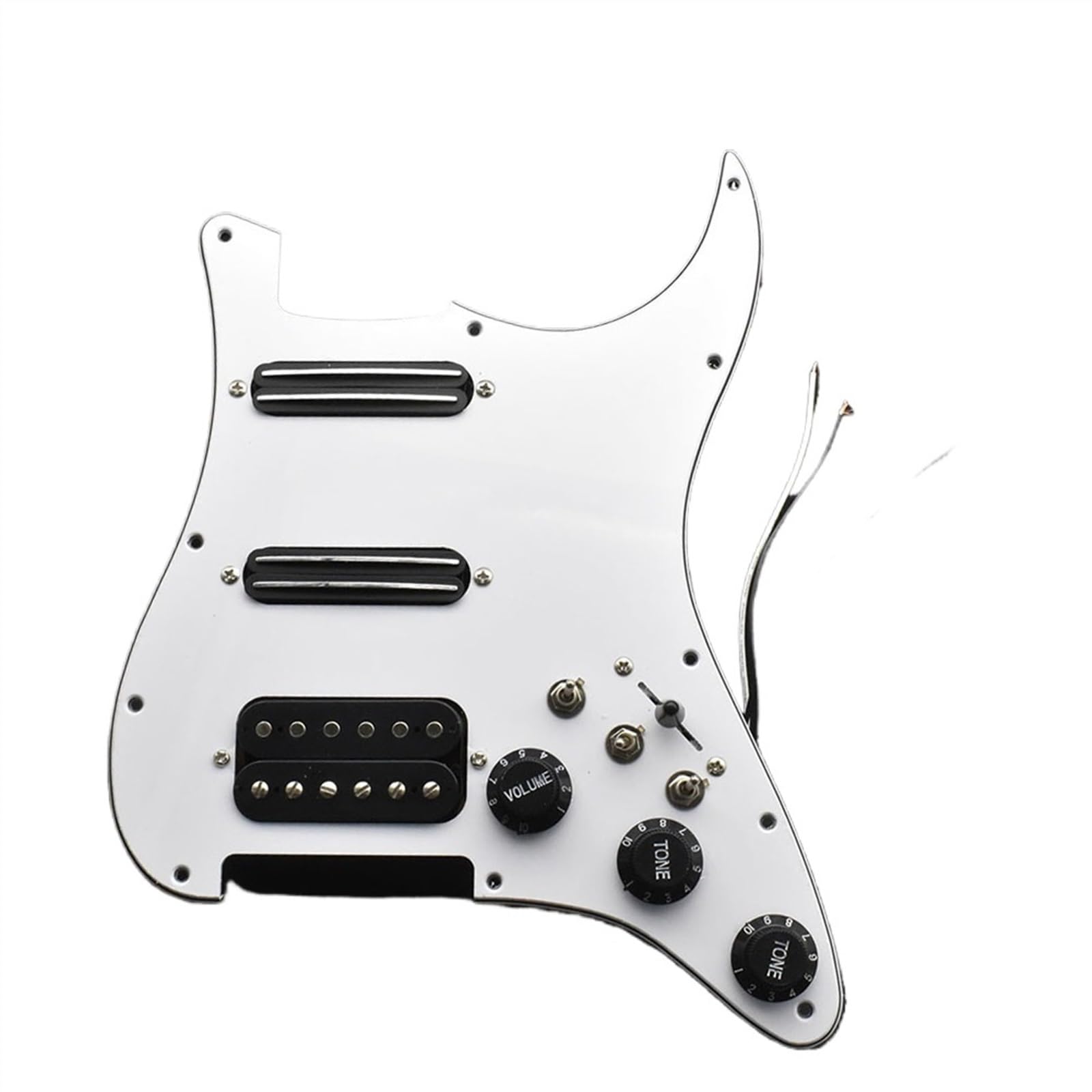 Accessoire pour guitare électrique pickguard ST SSH pour réparer et modifier son micro - 3
