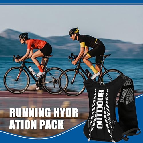 Sac à dos d'eau de 5 L pour le cyclisme et le trail running avec sangles réglables