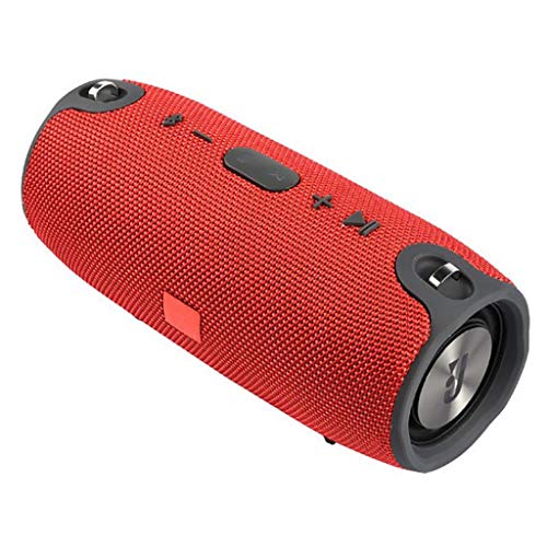 Altoparlante Portatile da 40 W Bluetooth Colonna Lettore Musicale Sistema Audio Boom Box con Radio FM Subwoofer Aux TF (Color : Red)