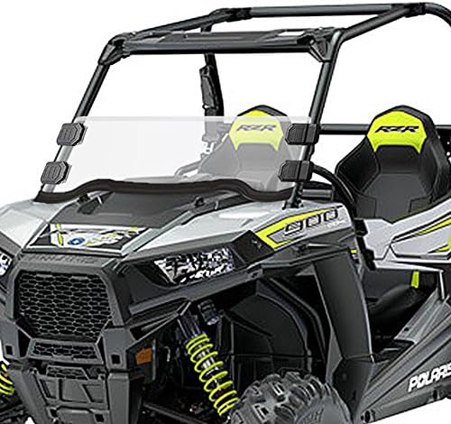 Polaris RZR Clear Half Windshield - Polaris UTV Windshield for 2015-18 RZR 900/15-18 RZR S 900/2015-18 RZR XC 900/14-18 RZR 1000/14-18 RZR 4 1000¨Half Windshield