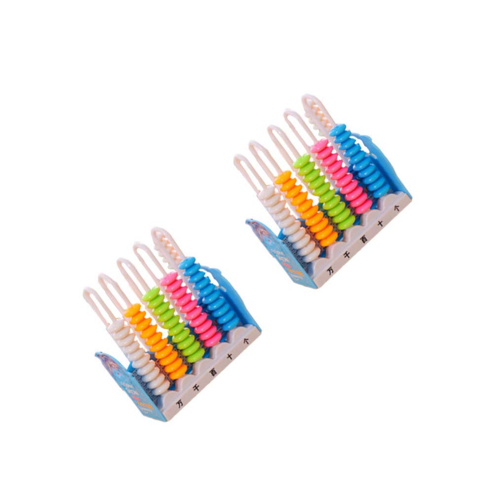 Boulier éducatif En Bois Pour Enfants - Perles Colorées, Dimensions 15x15 Cm - Apprentissage Des Chiffres, Comptage, Coordination