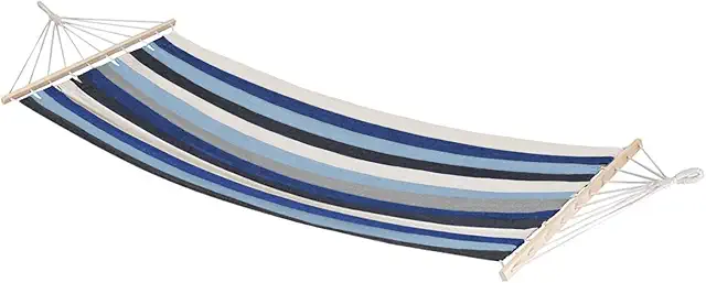 Hängematte Garten: Master Grill&Party JLH004 mit Holzstange, 200x100cm, 120kg