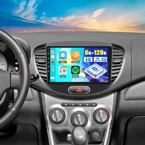Autoradio Android 8 cœurs pour Hyundai i10 2007-2013 écran tactile Bluetooth WiFi Y1