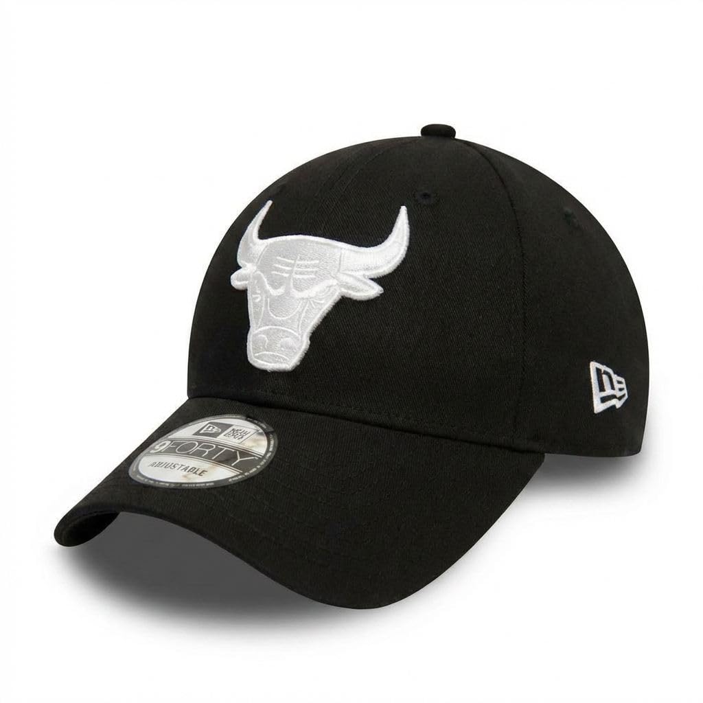 New Era Chicago Bulls League Essential Black 9Forty Cap - One-Size