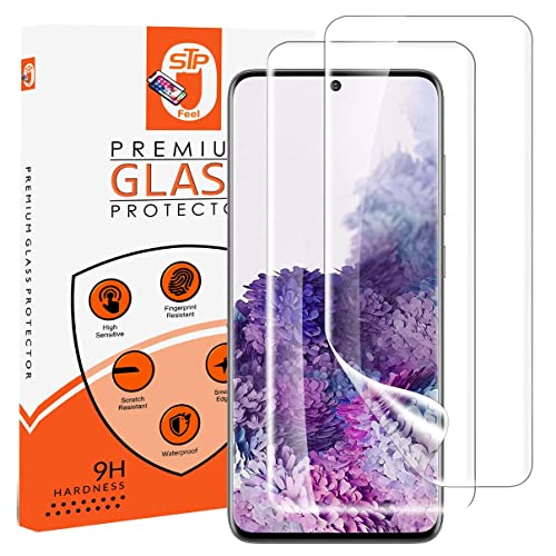 Image of STP FEEL (2 Pack Unbreakable Membrane Screen Protector Guard For Samsung Galaxy S20 (6.2 Inch) | Membrane Ultra Smooth Touch with Finger Print Support - HD /3 Months Warranty
