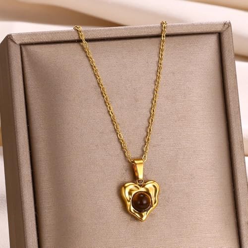Collar de corazón de acero inoxidable: el regalo de San Valentín 5