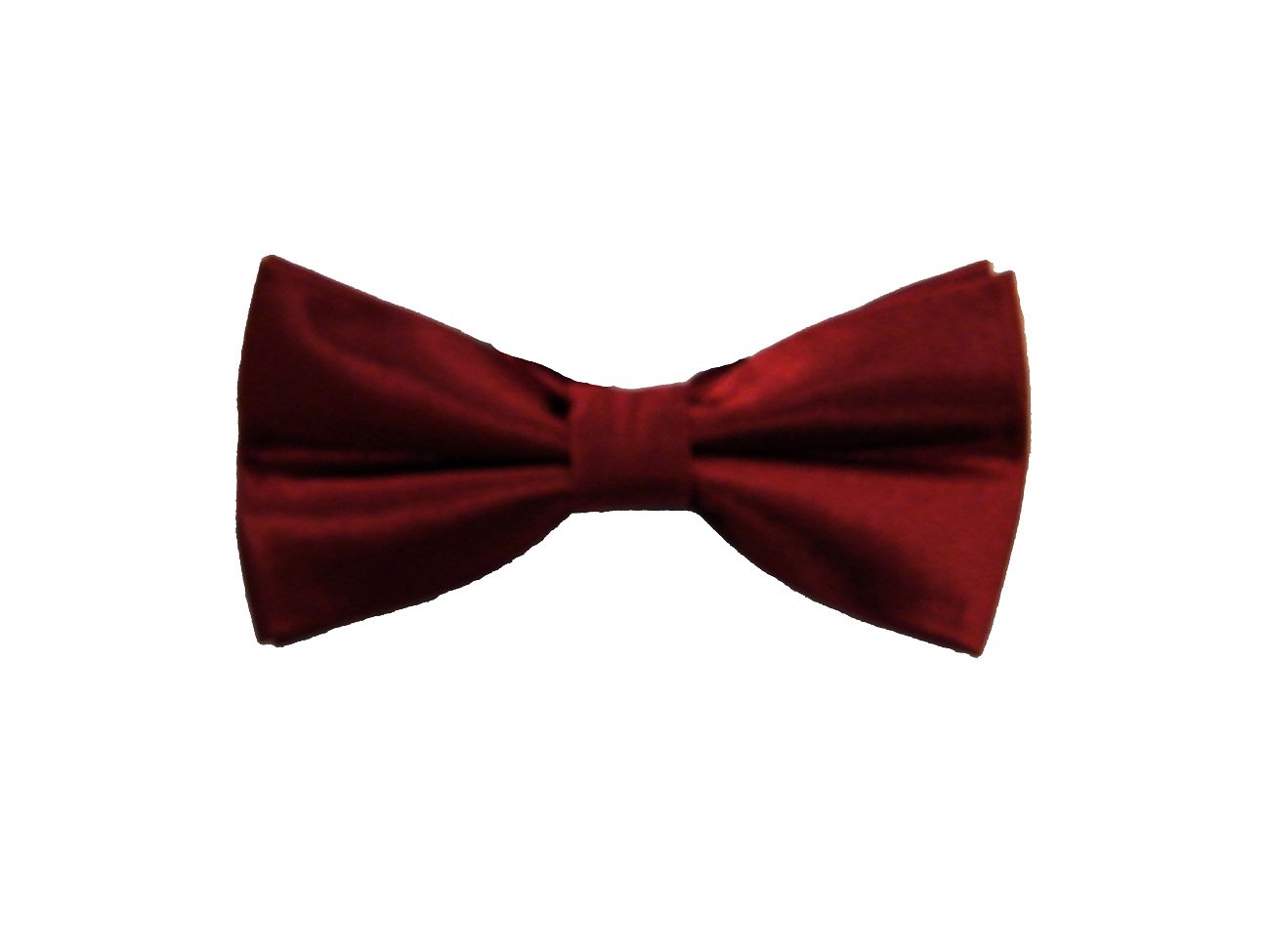OmegaTux Mens Satin Formal Banded Solid Bow Tie