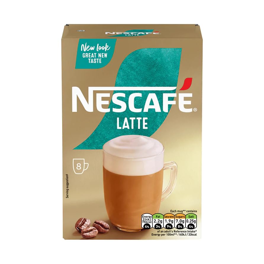 NESCAFÉ Nescafe LATTE Coffee 8 x 144g Sachets (Pack of 6)