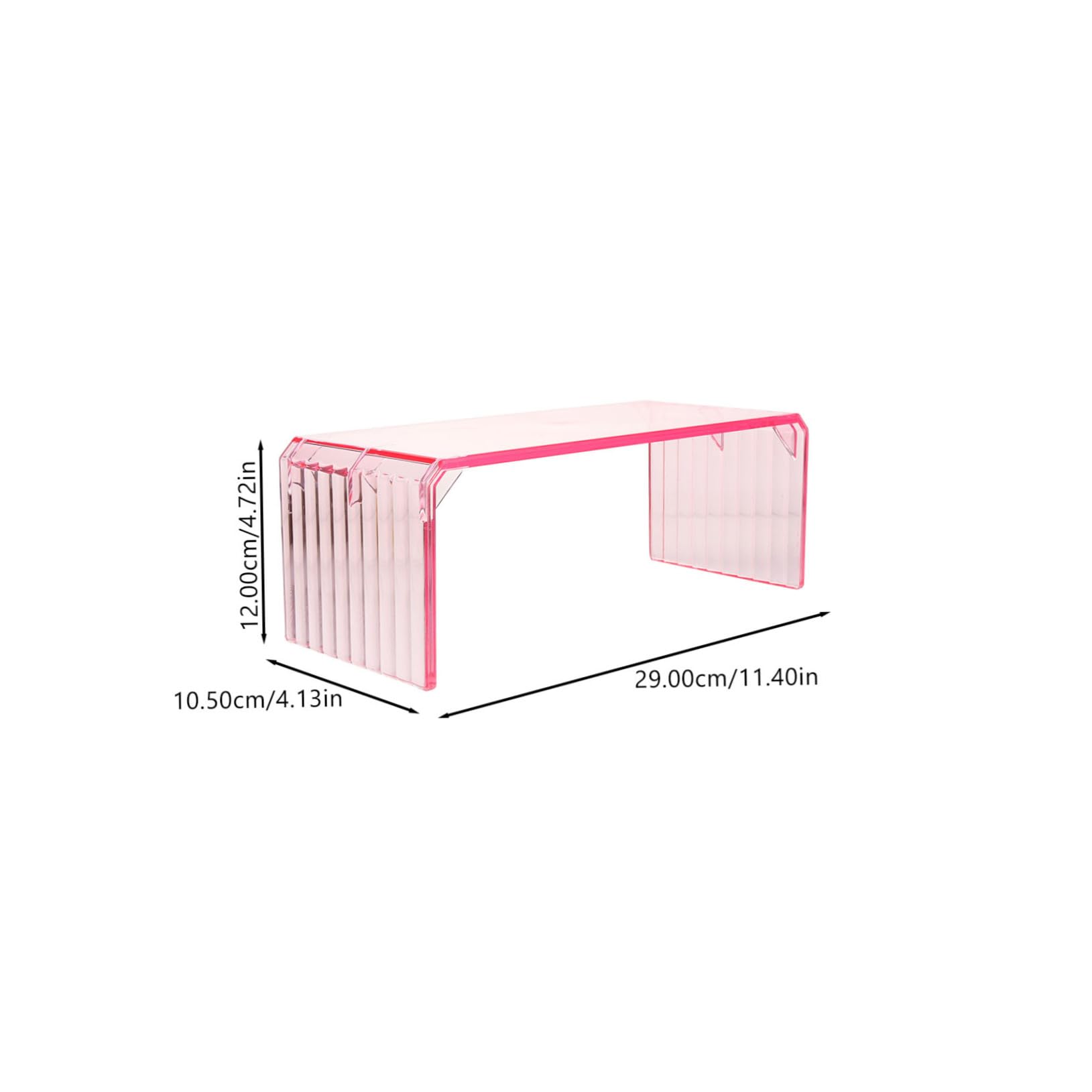 Healeved Supporto per Poggiamano Panna Rosa Unghie in Acrilico Rosa, Cuscino Mani Manicure Sensazione Confortevole e Design Semplice, per Postazione Nail Art DIY