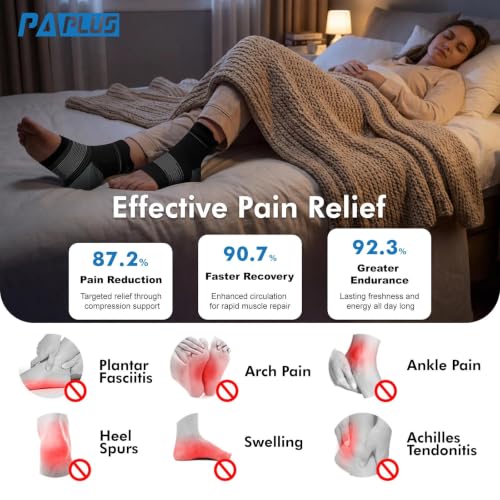 6 Pairs Plantar Fasciitis Socks