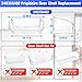 UPGRADE 2 Packs 240356402 Refrigerator Door Bin Replacement, Length 12.8 inch Compatible Frigidaire Door Shelf, Top 2 shelves on Refrigerator side, LFSS2612TF0 AP2549958 FGUS2642LF2 Shelves etc