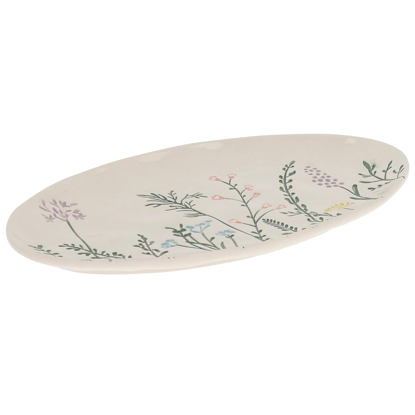 Shudehill Giftware Meadow Press Flower Ceramic Trinket Tray