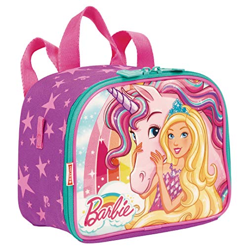 Kit Mochila Infantil Barbie Dreamtopia Lancheira Estojo Sestini