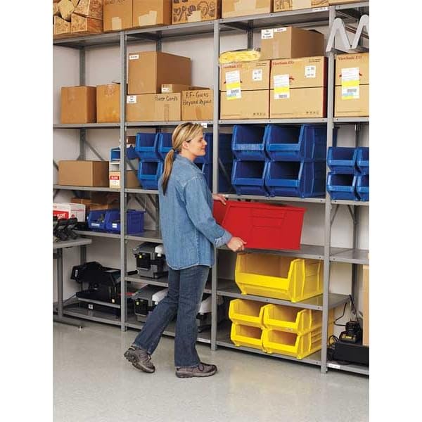 QUANTUM STORAGE SYSTEMS QUS997BL HULK Heavy Duty Part Organizer Blue Bins 36" L x 24" W x 18" H image 4