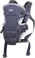 Baby Carrier Natural Fit 3 em 1 - NUK, Cinza