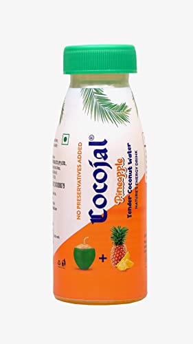 Image of Cocojal Pineapple Tender Coconut Water | No Added Preservatives | No Added Flavours | Not from Concentrate | 200 ml (Pack of 18)